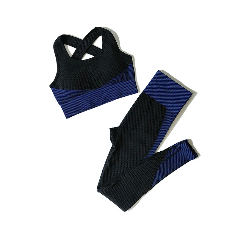 Seamless Women’s Gym Set – 2-Piece & 3-Piece Activewear with Long Sleeve Zip Jacket, Vest Top & High Waist Leggings - Image 8